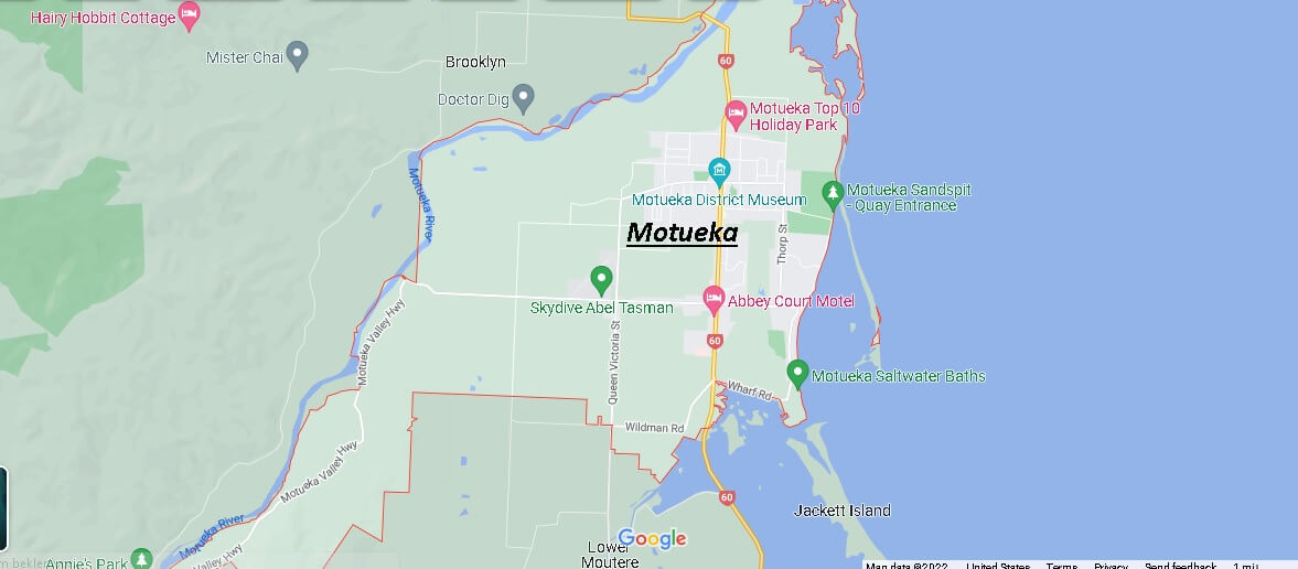 Which region is Motueka in