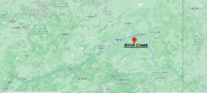 Map of Birch Creek