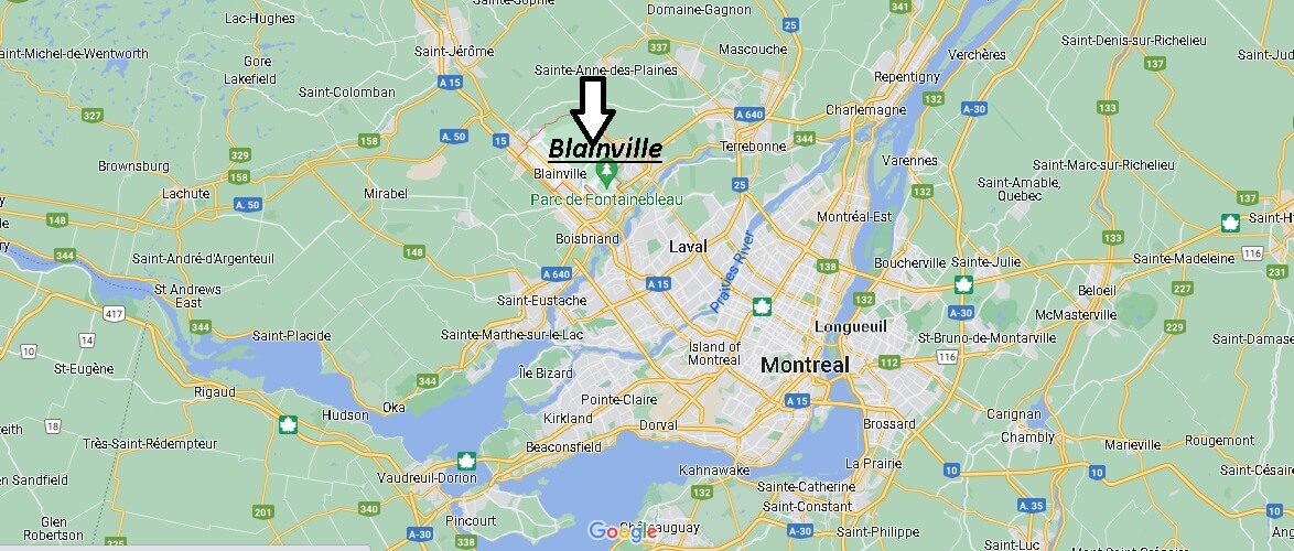 Map of Blainville