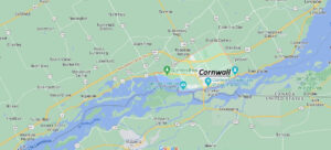 Map of Cornwall