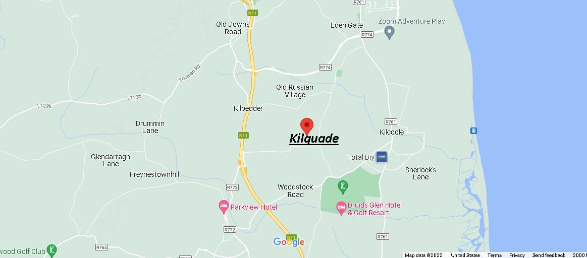 Map of Kilquade
