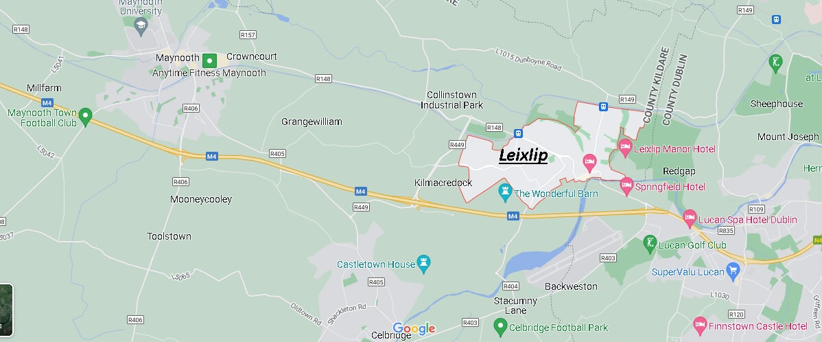 Map of Leixlip