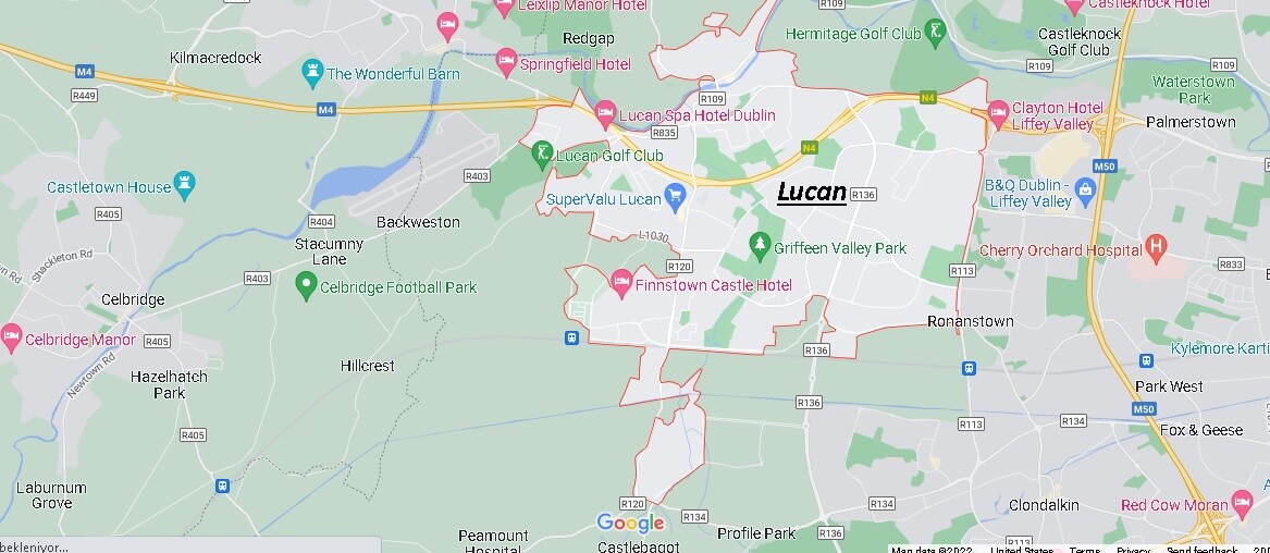 Map of Lucan
