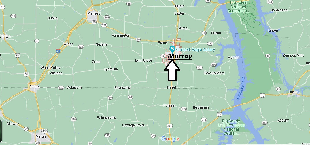 Map of Murray