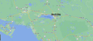Map of North Bay