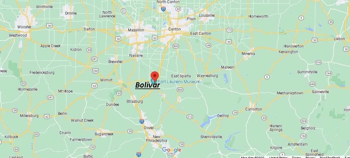 What county is Bolivar in Ohio