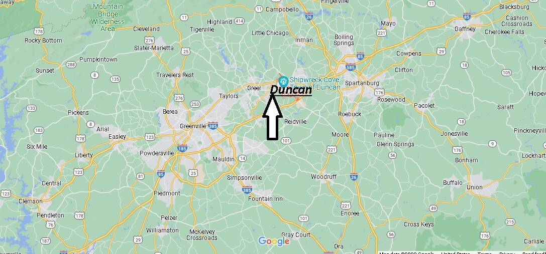 What county is Duncan South Carolina in