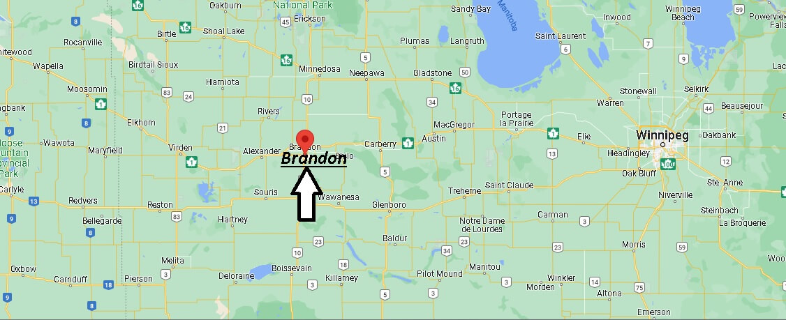 What province is Brandon Canada in