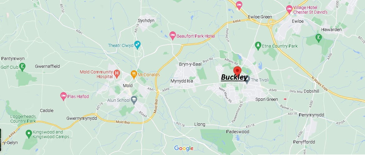 Where in the UK is Buckley