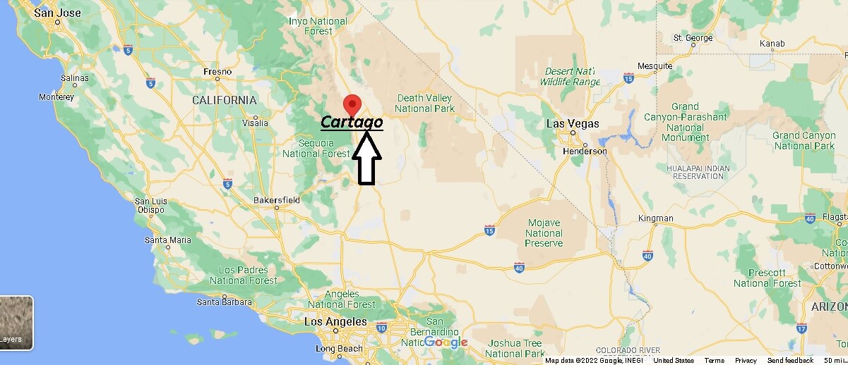 Where is Cartago California