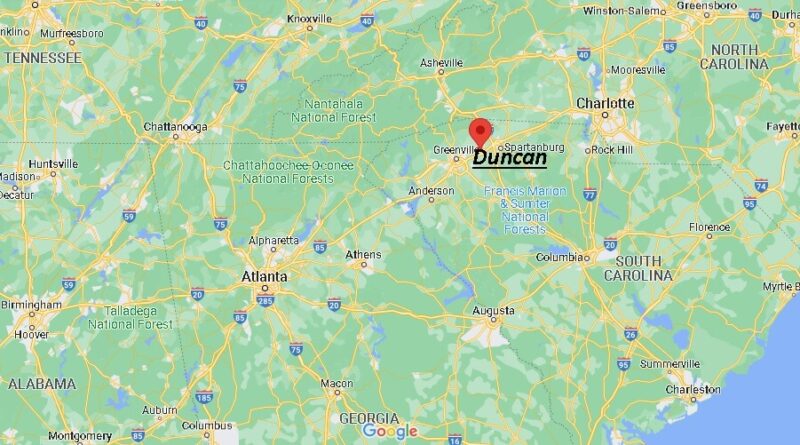 Where is Duncan South Carolina