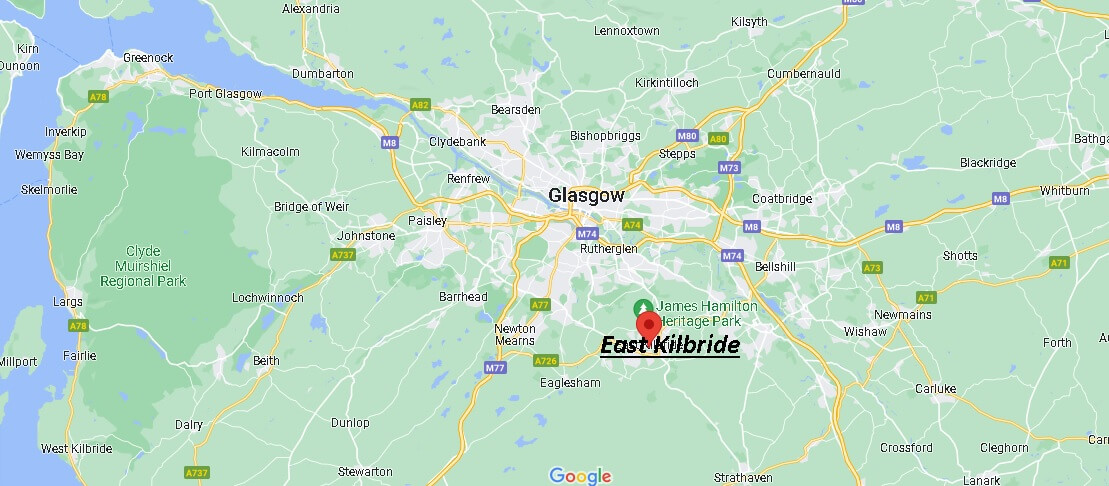 Where is East Kilbride Scotland