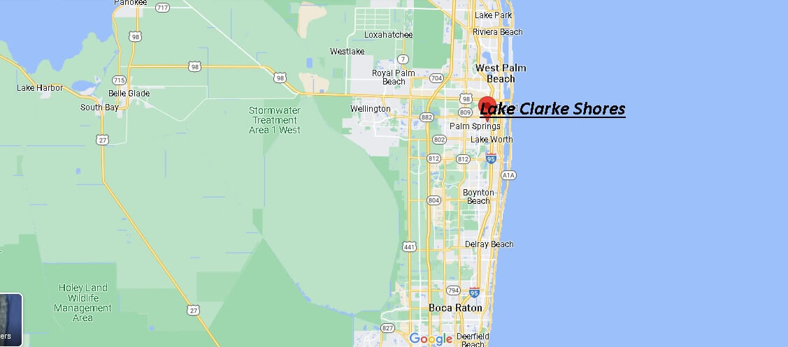 Where is Lake Clarke Shores Florida