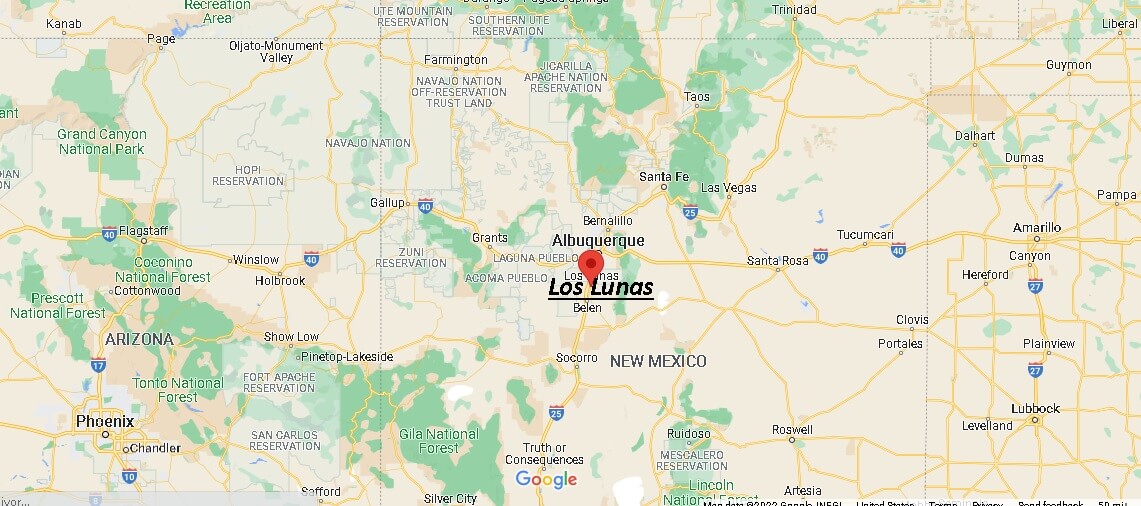 Where is Los Lunas New Mexico