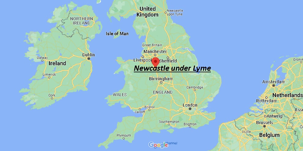 Where is Newcastle under Lyme Located