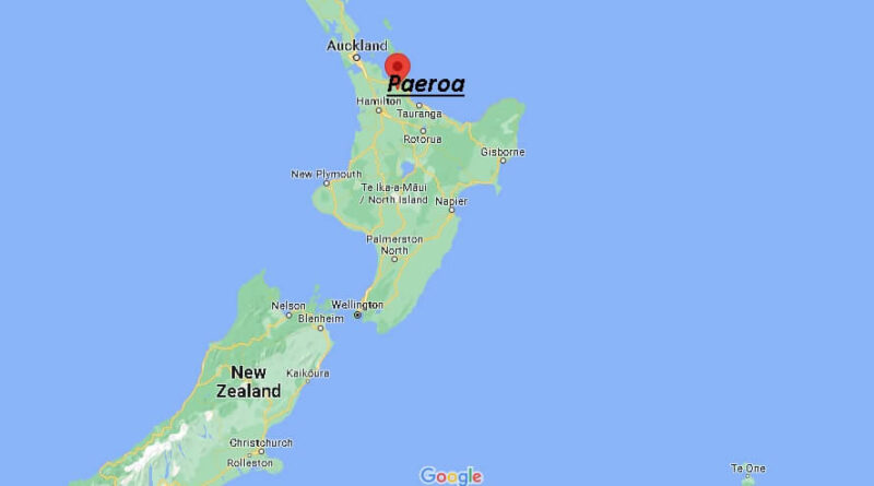 Where is Paeroa New Zealand