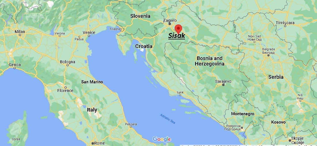 Where is Sisak Croatia