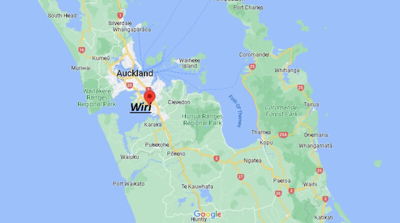 Where is Wiri New Zealand