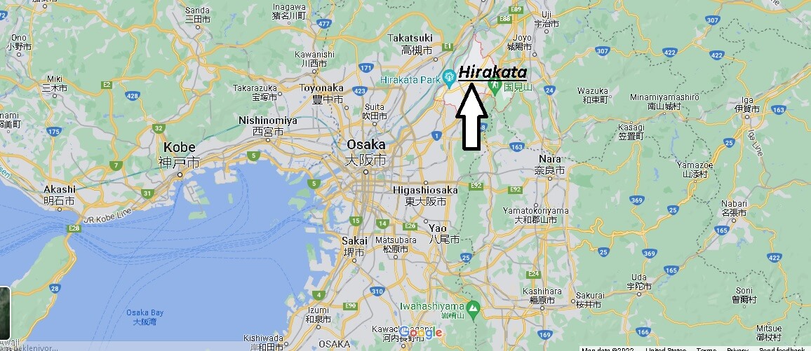 Which country is Hirakata Osaka