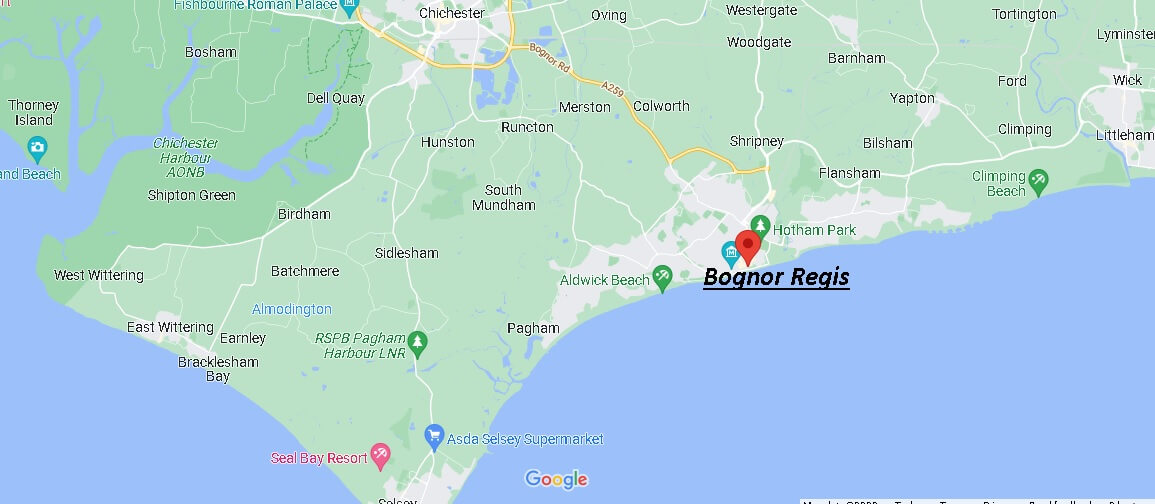 Which part of England is Bognor Regis