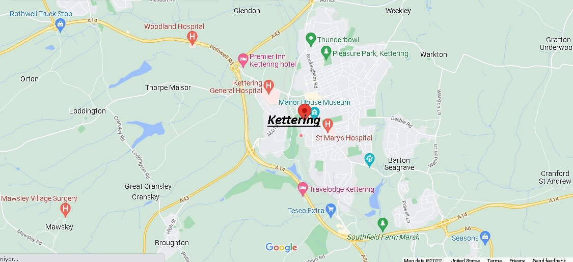 Which part of England is Kettering