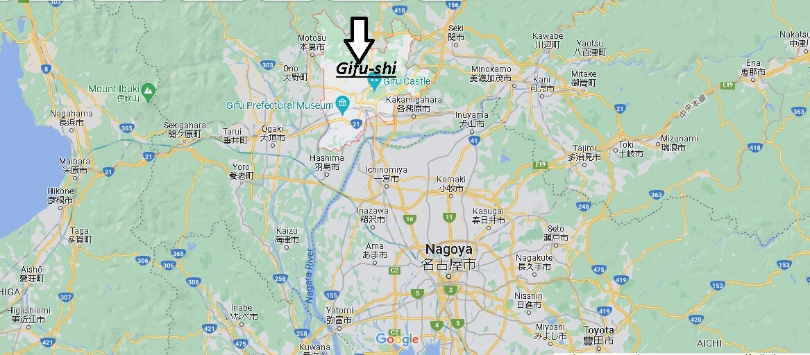 Which part of Japan is Gifu