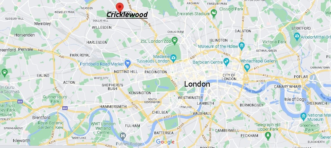 Which part of London is Cricklewood