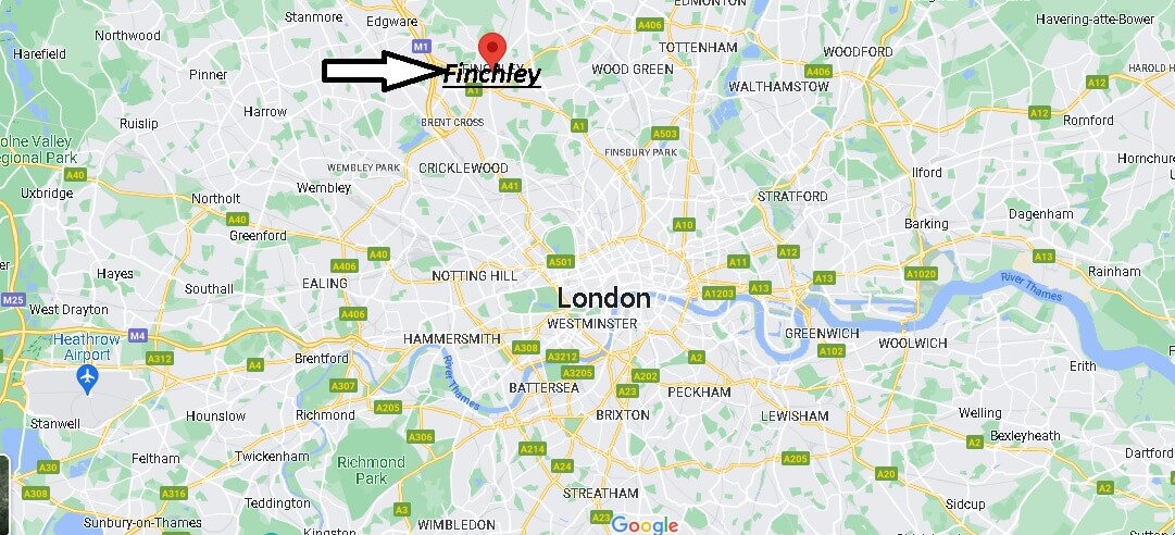 Which part of London is Finchley in