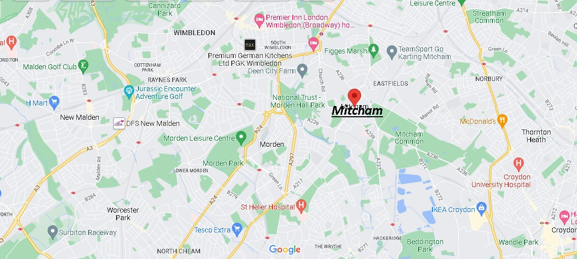 Which part of London is Mitcham