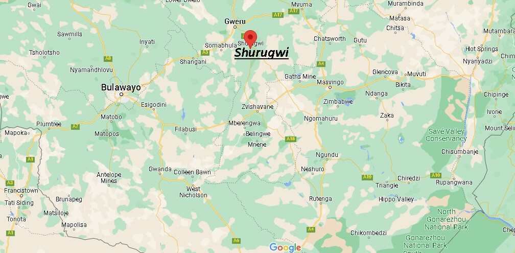 Which region is shurugwi