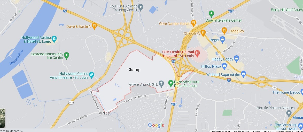Map of Champ