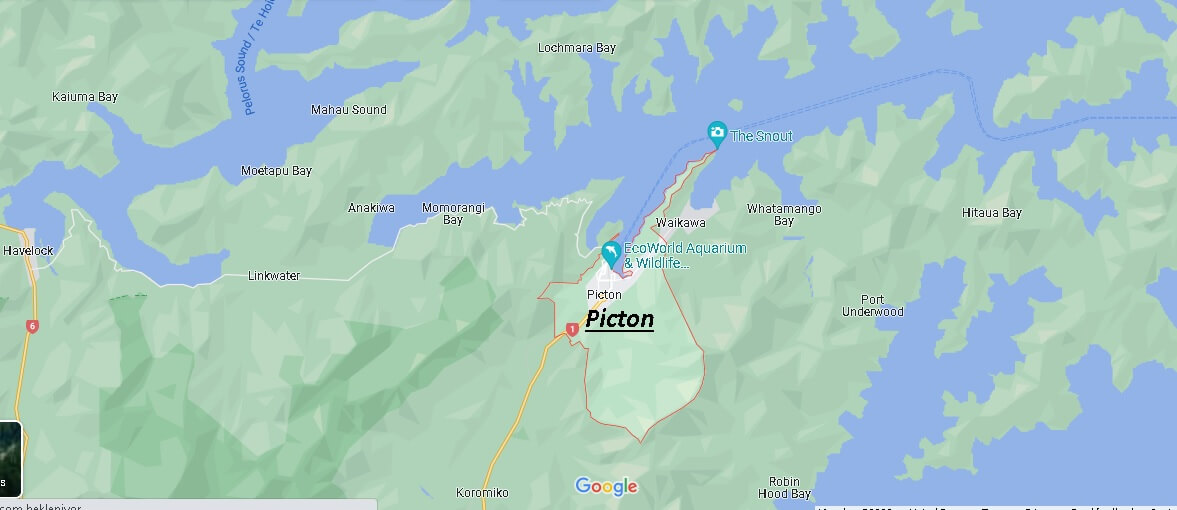 Map of Picton