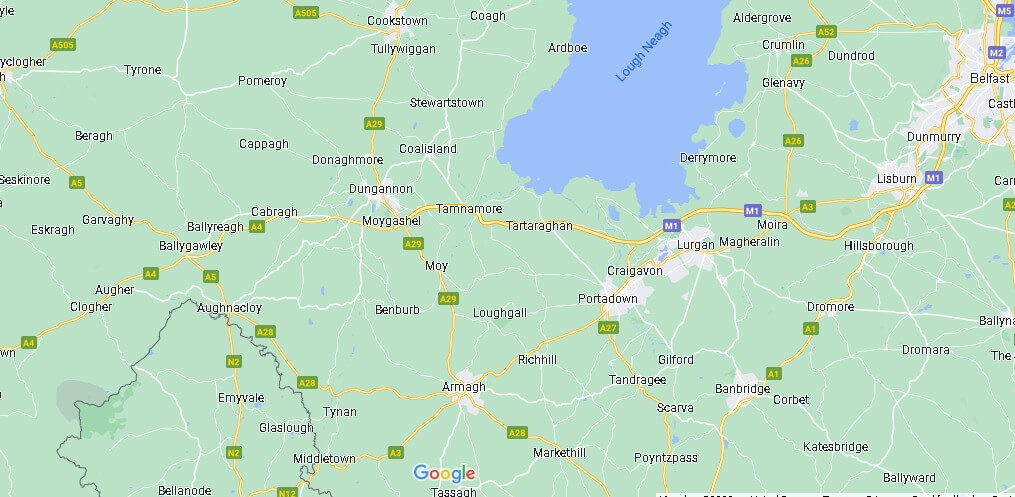 Where in Northern Ireland is Craigavon
