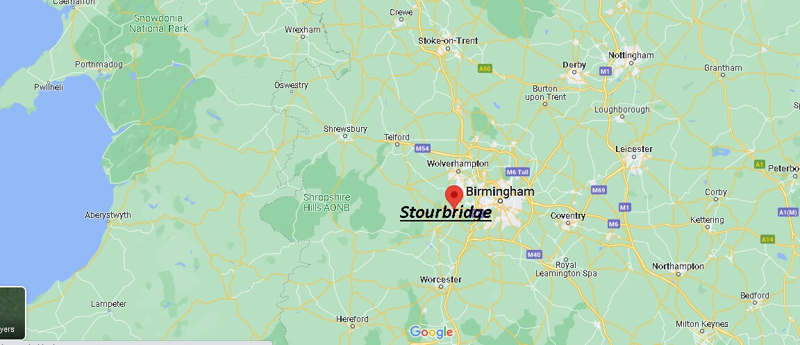 Where in the UK is Stourbridge