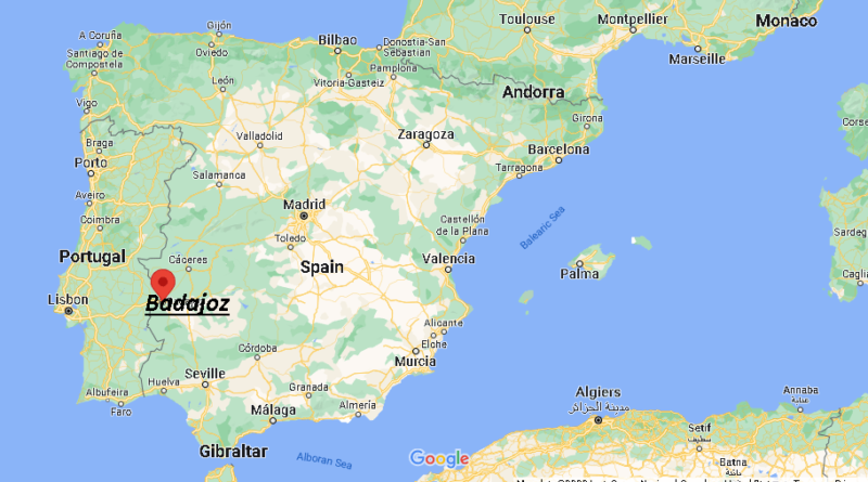 Where is Badajoz Spain