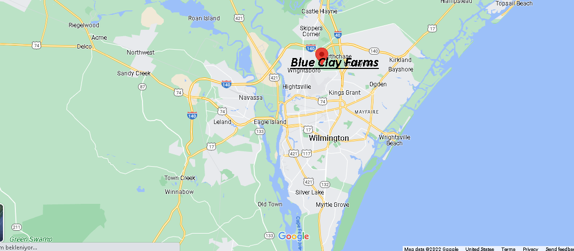 Where is Blue Clay Farms North Carolina