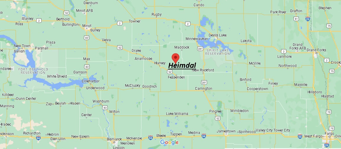 Where is Heimdal North Dakota