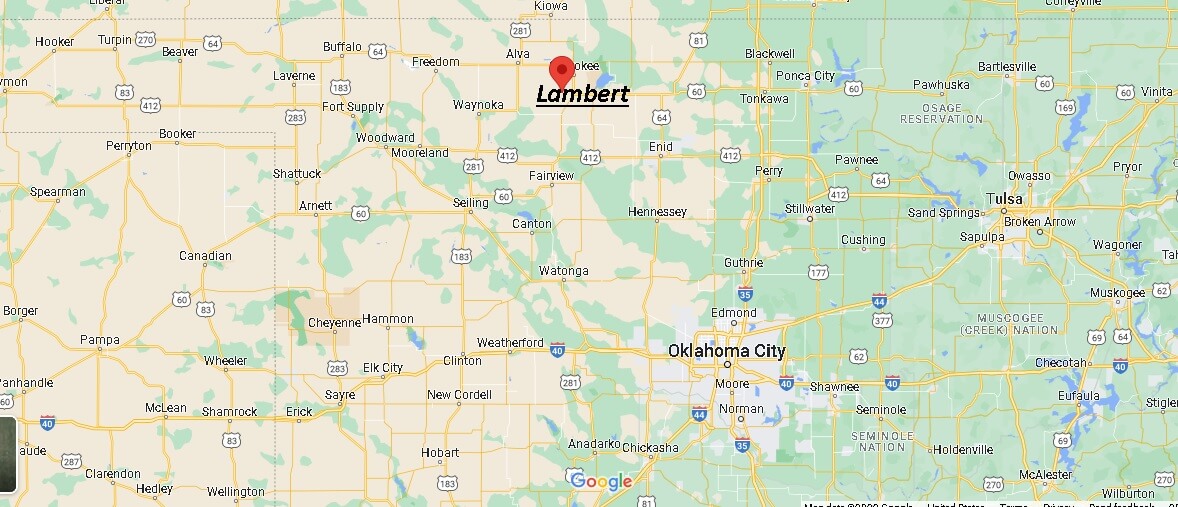 Where is Lambert Oklahoma