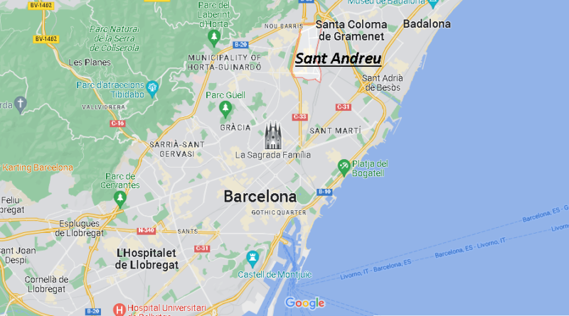 Where is Sant Andreu Spain