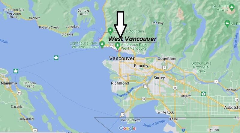 Where is West Vancouver Canada