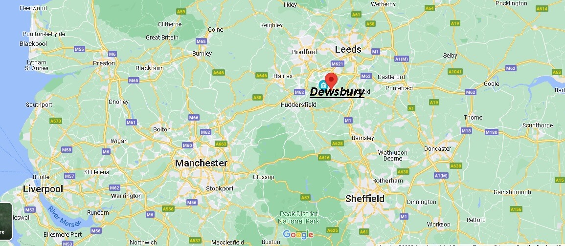 Which part of England is Dewsbury