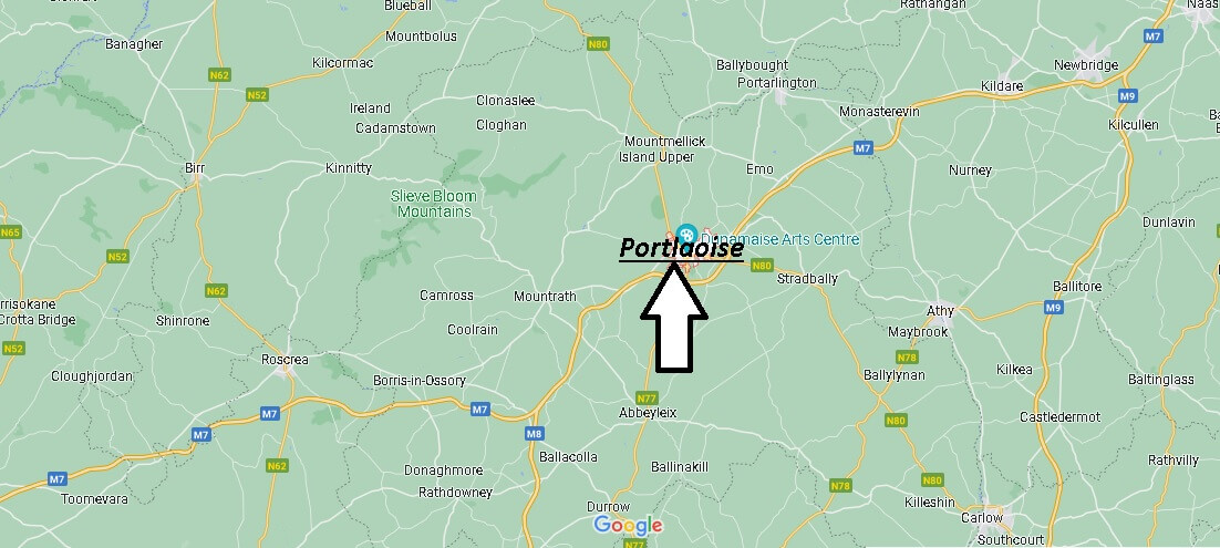 Which part of Ireland is Portlaoise