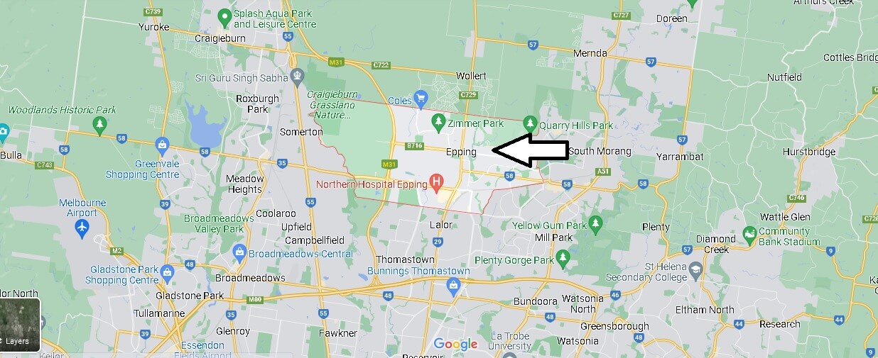 Which part of Melbourne is Epping