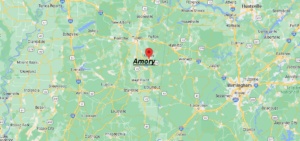 What county is Amory Mississippi