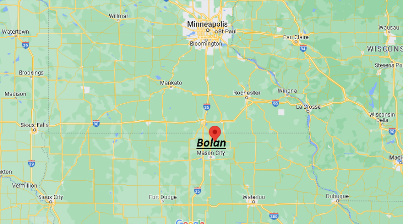 Where is Bolan Iowa
