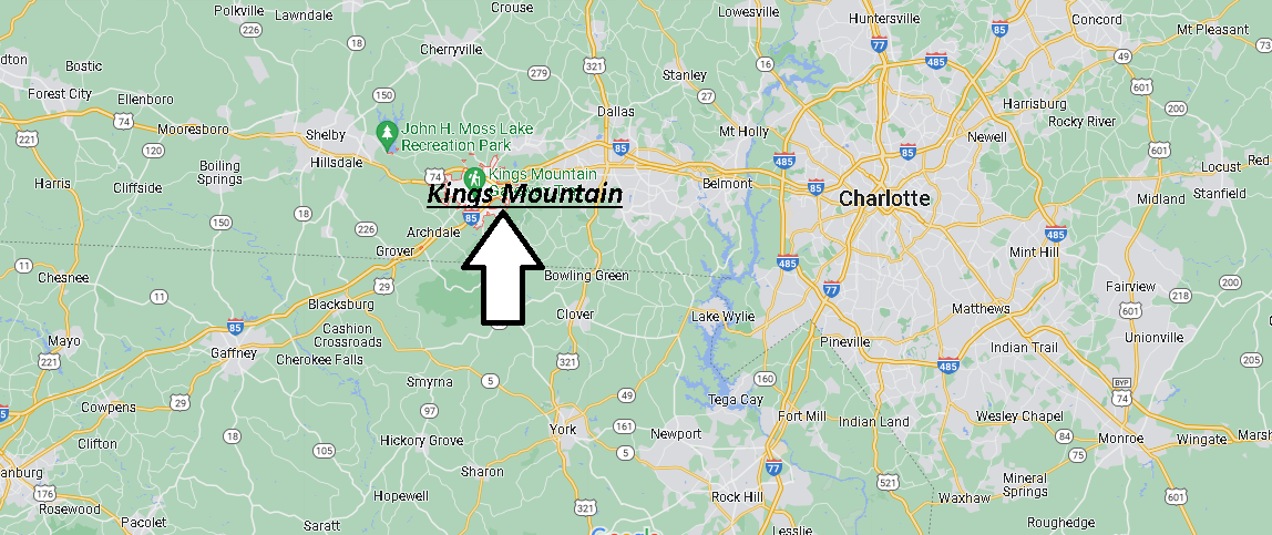 Where is Kings Mountain North Carolina