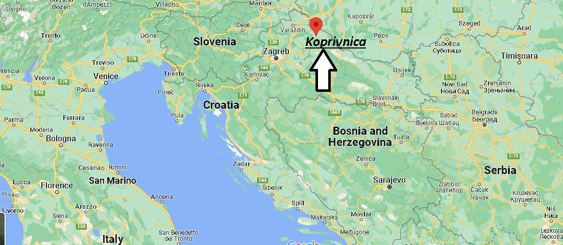 Where is Koprivnica Croatia