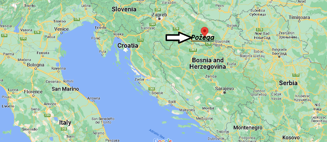 Where is Požega Croatia