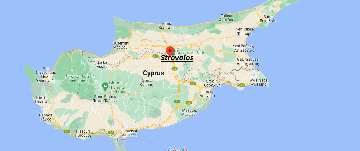 Where is Stróvolos Cyprus