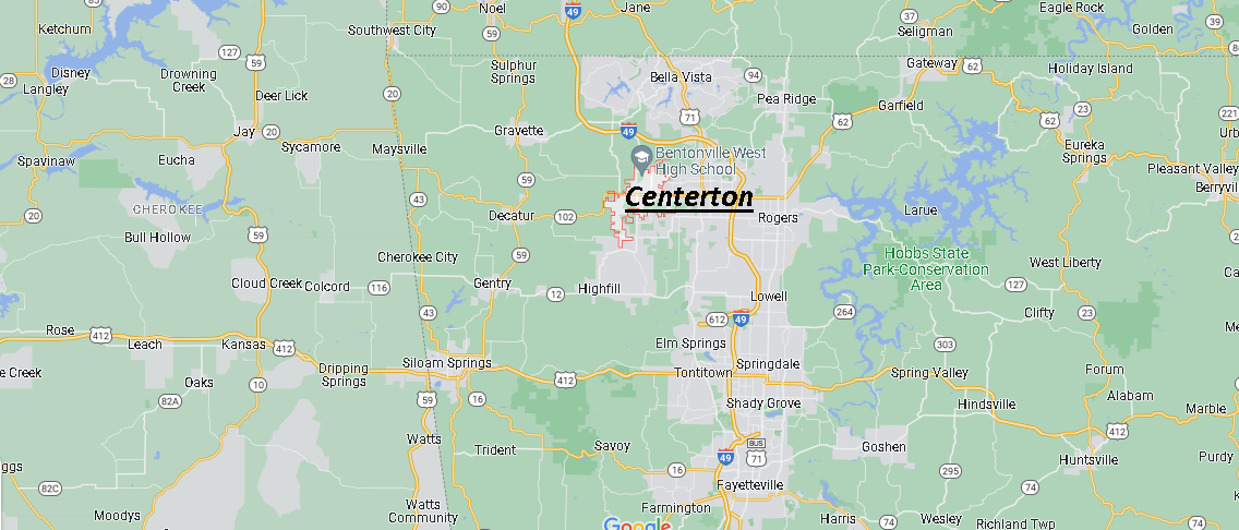 What County is Centerton in